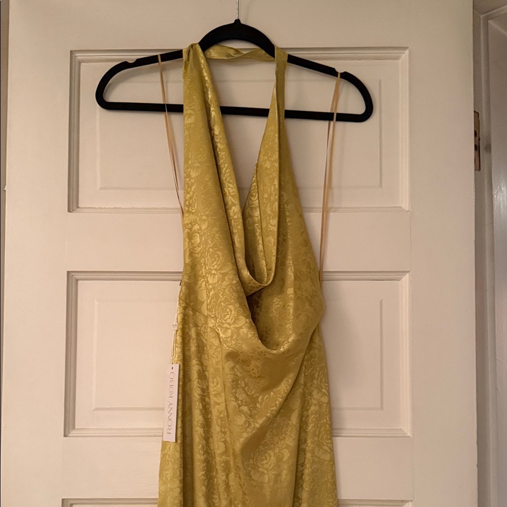 Ronny Kobo Collection Gold Maxi Dress